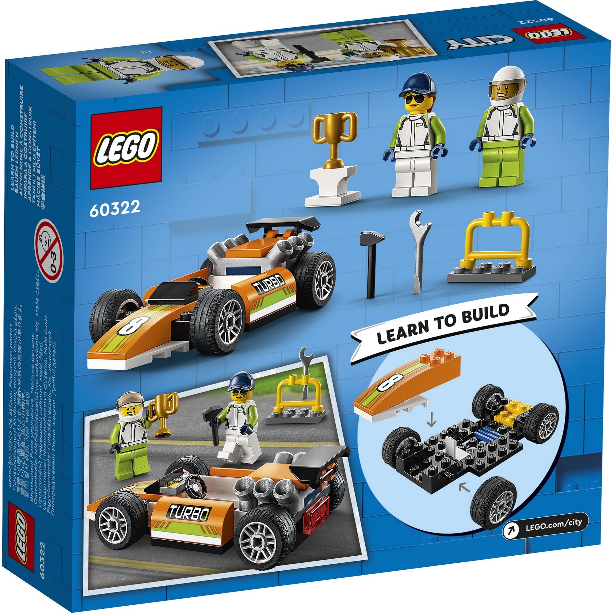 LEGO City 60322 Xe đua tốc độ (46 chi tiết)