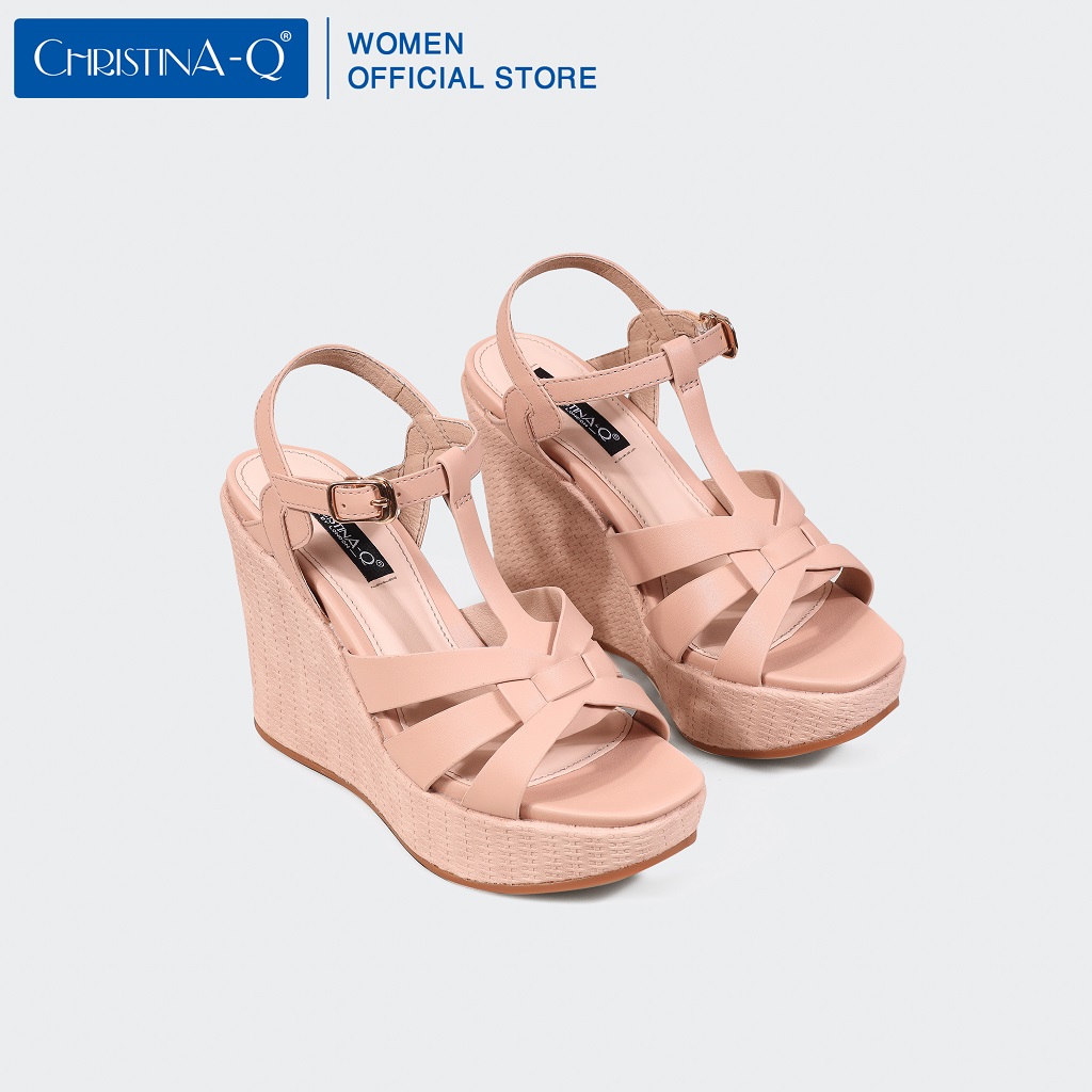 Giày Sandals Nữ Đế Xuồng ChristinA-Q XDX124