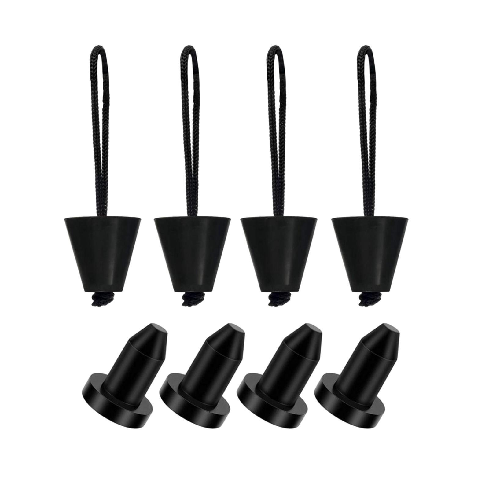 8x Kayak Scupper Plug  Kayak Drain Plug Accessories Supplies Silicone Drain Holes Stopper Bung for Raft Fishing Boat Canoe