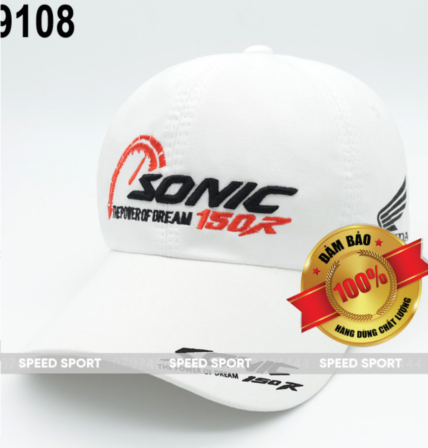 Nón XE SONIC 4 màu TRẮNG ĐỎ XANH VÀ ĐEN bao chất nhìn bụi bặm, thích hợp việc đi phượt, đi bão cùng bạn bè, người yêu hay kể cả theo nhóm!