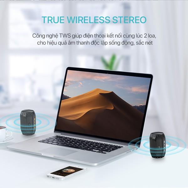 Loa Nghe Nhạc Bluetooth ACOME Công Suất 5W, Hỗ Trợ Kết Nối MicroSD, USB, Đài FM, Playtime 6H - Hàng Chính Hãng