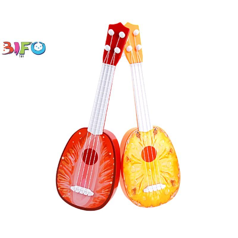 Đàn ukulele mini hoa quả quà tặng giúp bé phát triển tài năng âm nhạc