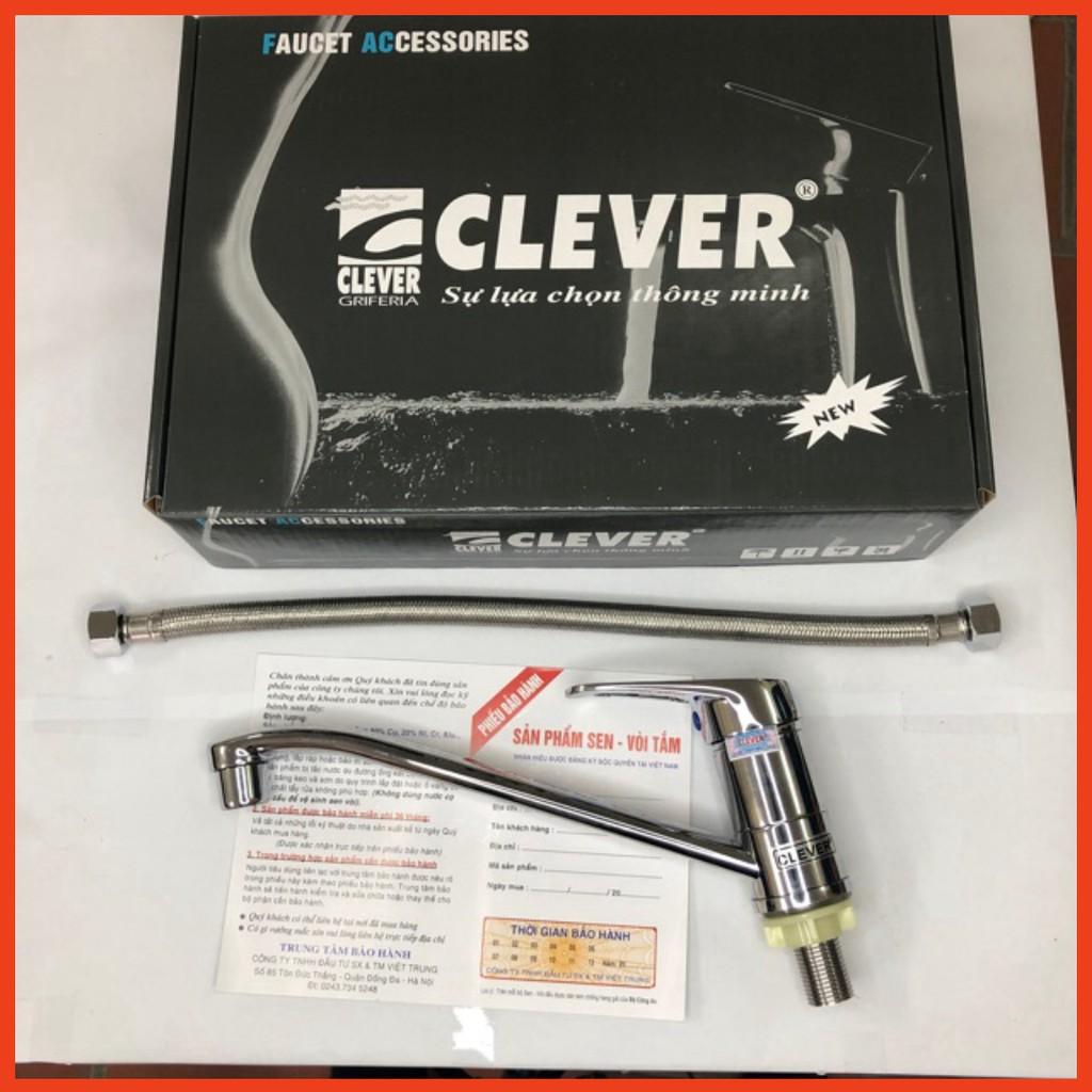 Vòi rửa bát lạnh cần cứng Clever 601
