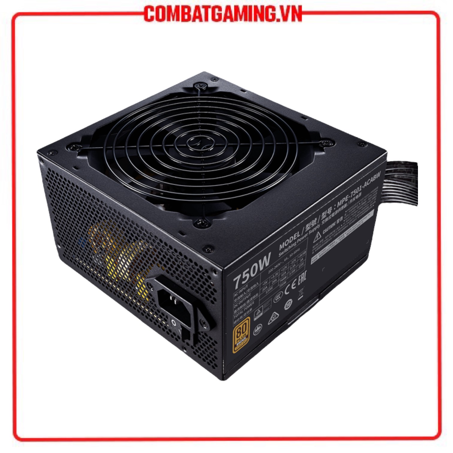 Nguồn Cooler Master MWE 750 Bronze V2 Full Range - Hàng Chính Hãng