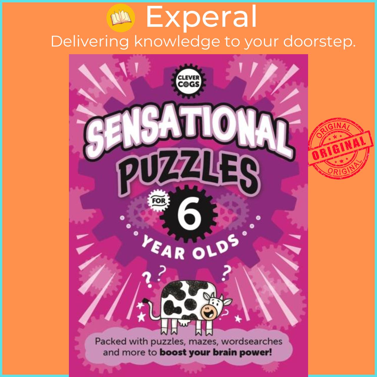 Sách - Sensational Puzzles For Six Year Olds by Jake McDonald (UK edition, paperback)