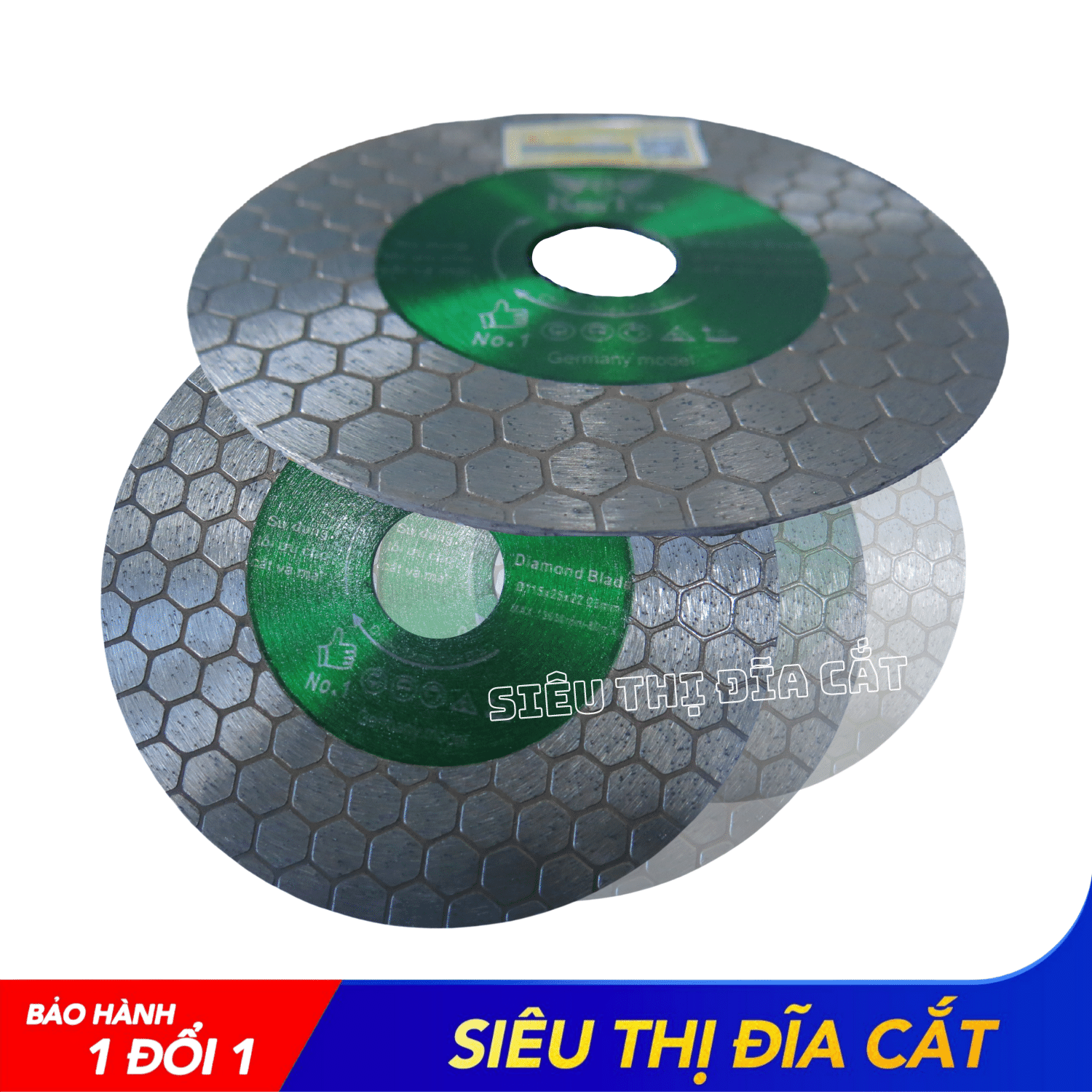 Lưỡi Cắt Đa Năng 2IN1 120mm KingTom - Chuyên Đá Cứng, Đá Granite, Hoa Cương (Vừa cắt, vừa mài trên cùng một đĩa)