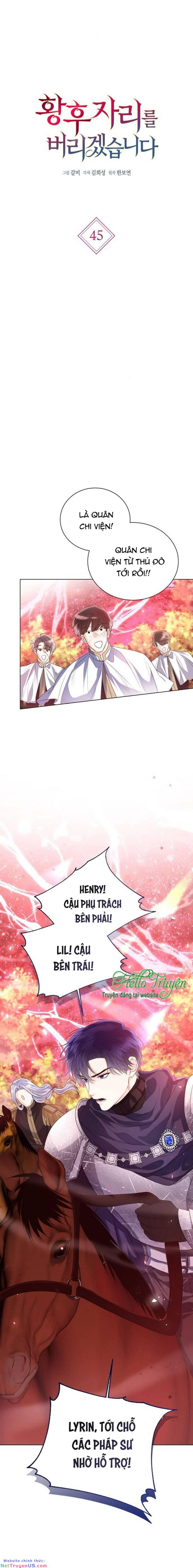 tôi sẽ từ bỏ vị trí hoàng hậu chapter 45.1 5