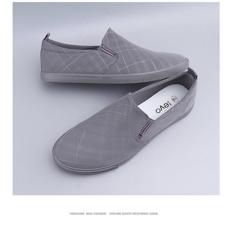 Giày lười nam - Slip on nam vải - Mã A6206