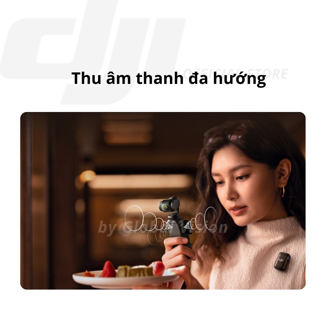Camera gimbal DJI Pocket 3 bỏ túi nhỏ gọn, quay video vlog sắc nét 4K 120fps (DJI OP 3) kèm thẻ nhớ - Hàng chính hãng