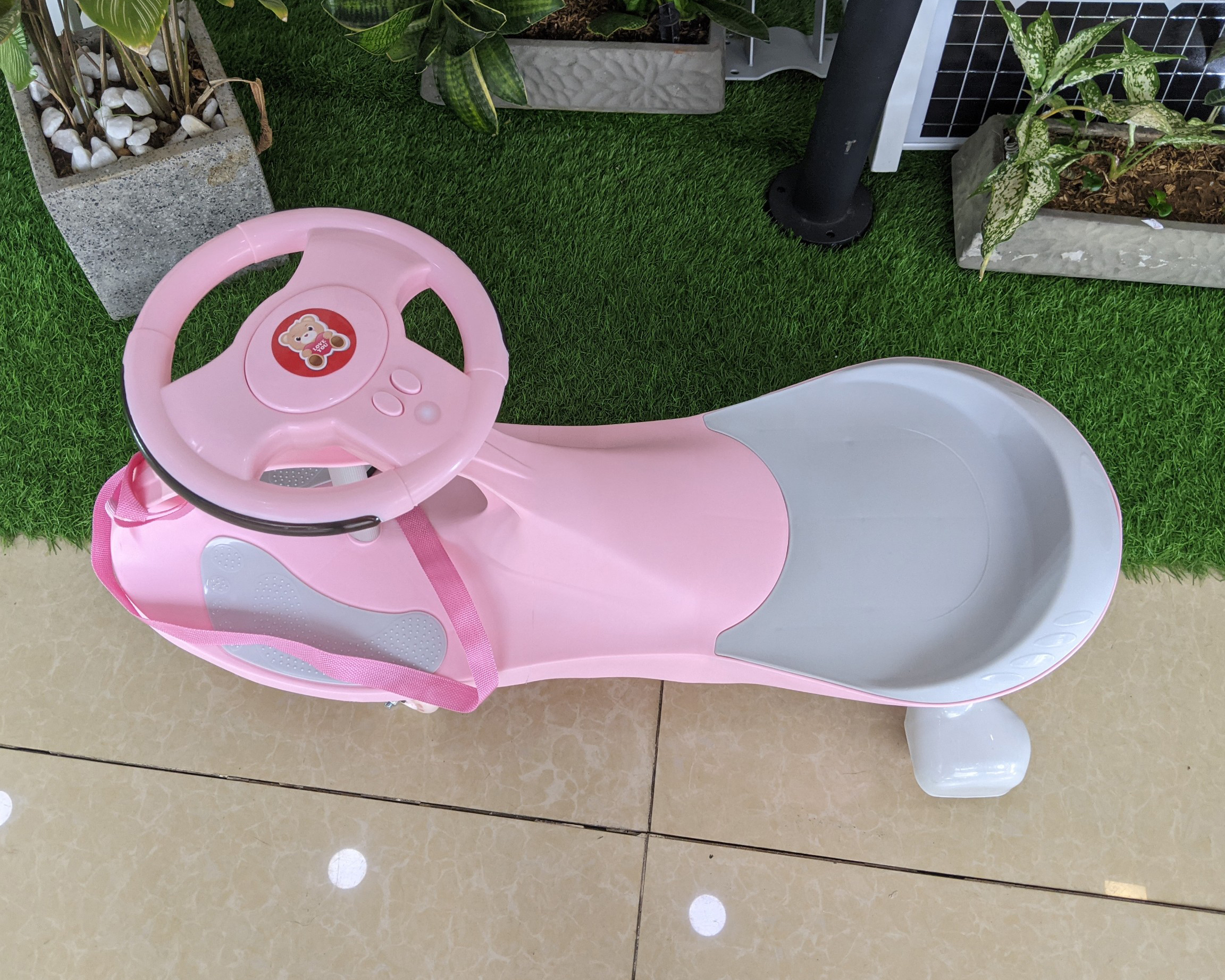 Xe lắc cho trẻ em BABY PLAZA HZL-919 có nhạc