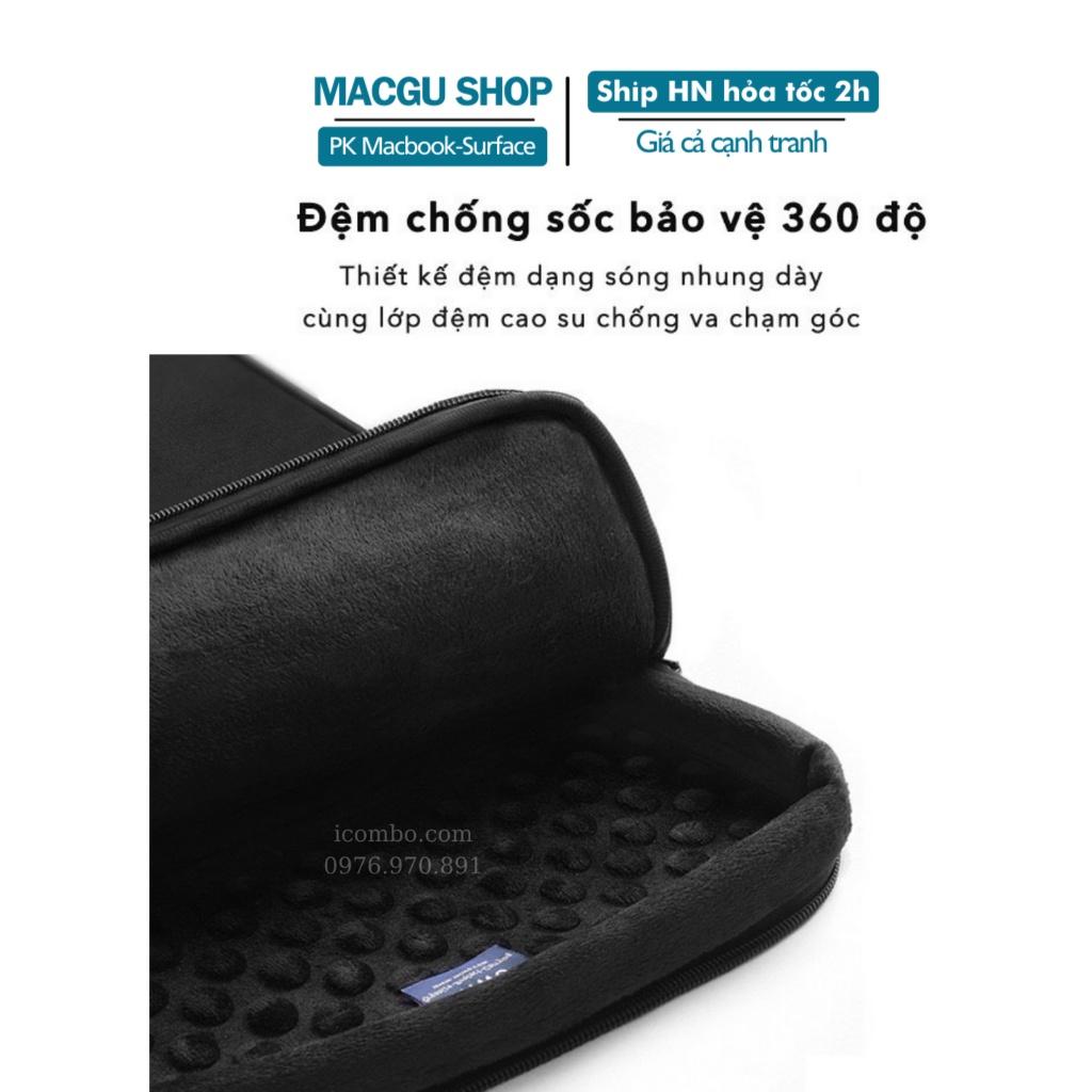 Túi xách Laptop, Macbook Chống sốc cao cấp - Bảo vệ 360 độ - Wiwu Alpha Double Layer Sleeve -13inch,14inch,15inch,16inch