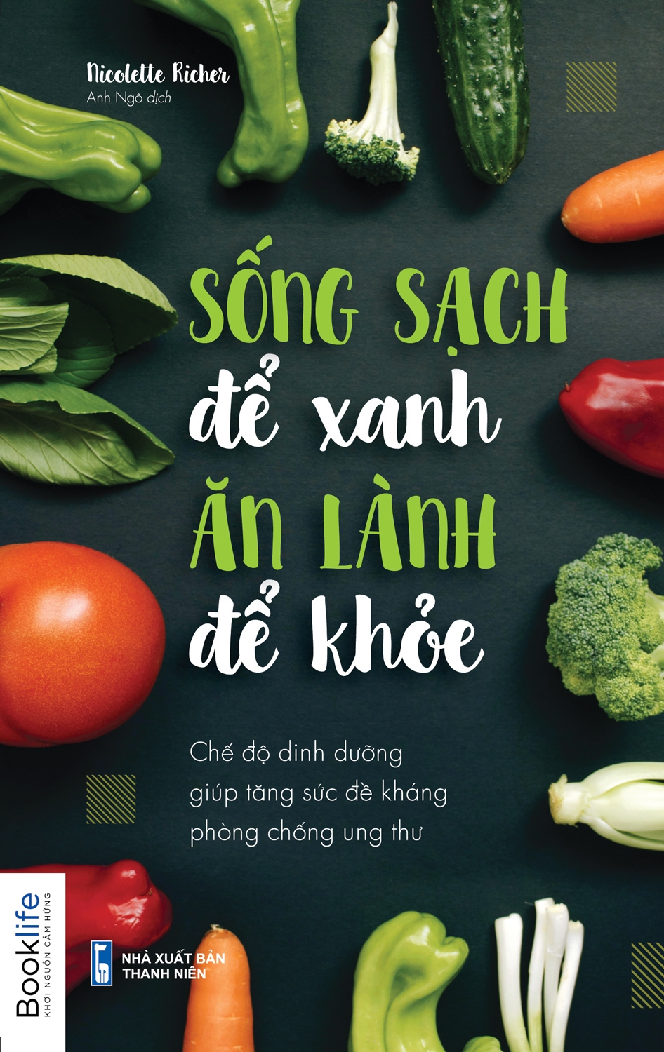 Sách - Combo 2 cuốn Sống sạch để xanh ăn lành để khỏe + Dinh dưỡng xanh sống khỏe mạnh - 1980Books