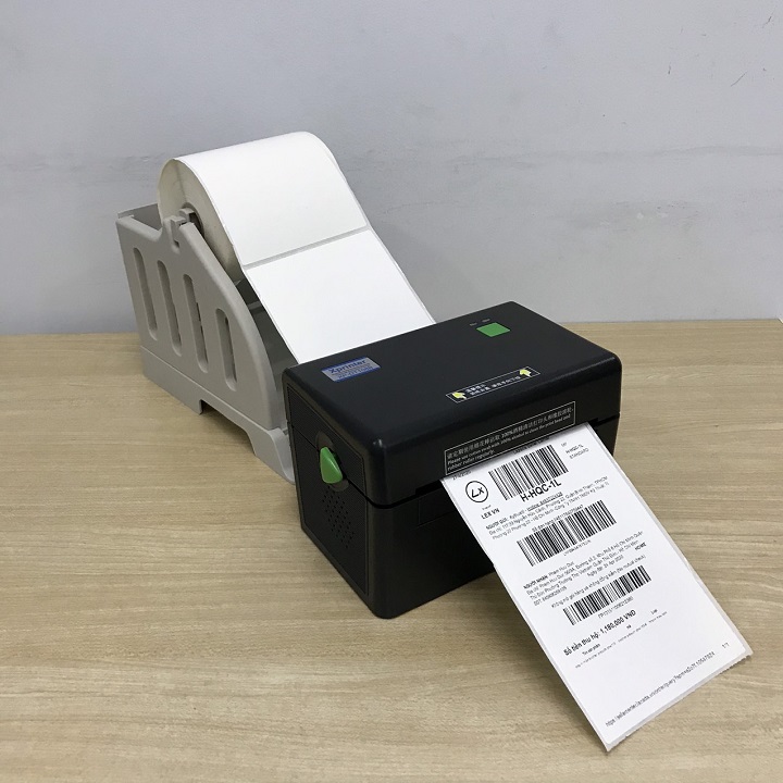 Máy in đơn hàng trên các sàn thương mại Xprinter XP-TD108D màu trắng  ( Hàng nhập khẩu)