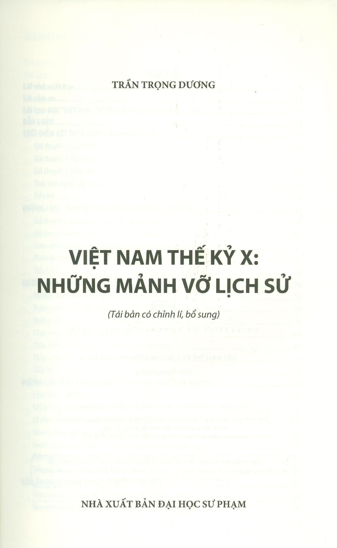 VIỆT NAM THẾ KỶ X - Những Mảnh Vỡ Lịch Sử (Bìa mềm) - Tái bản năm 2022