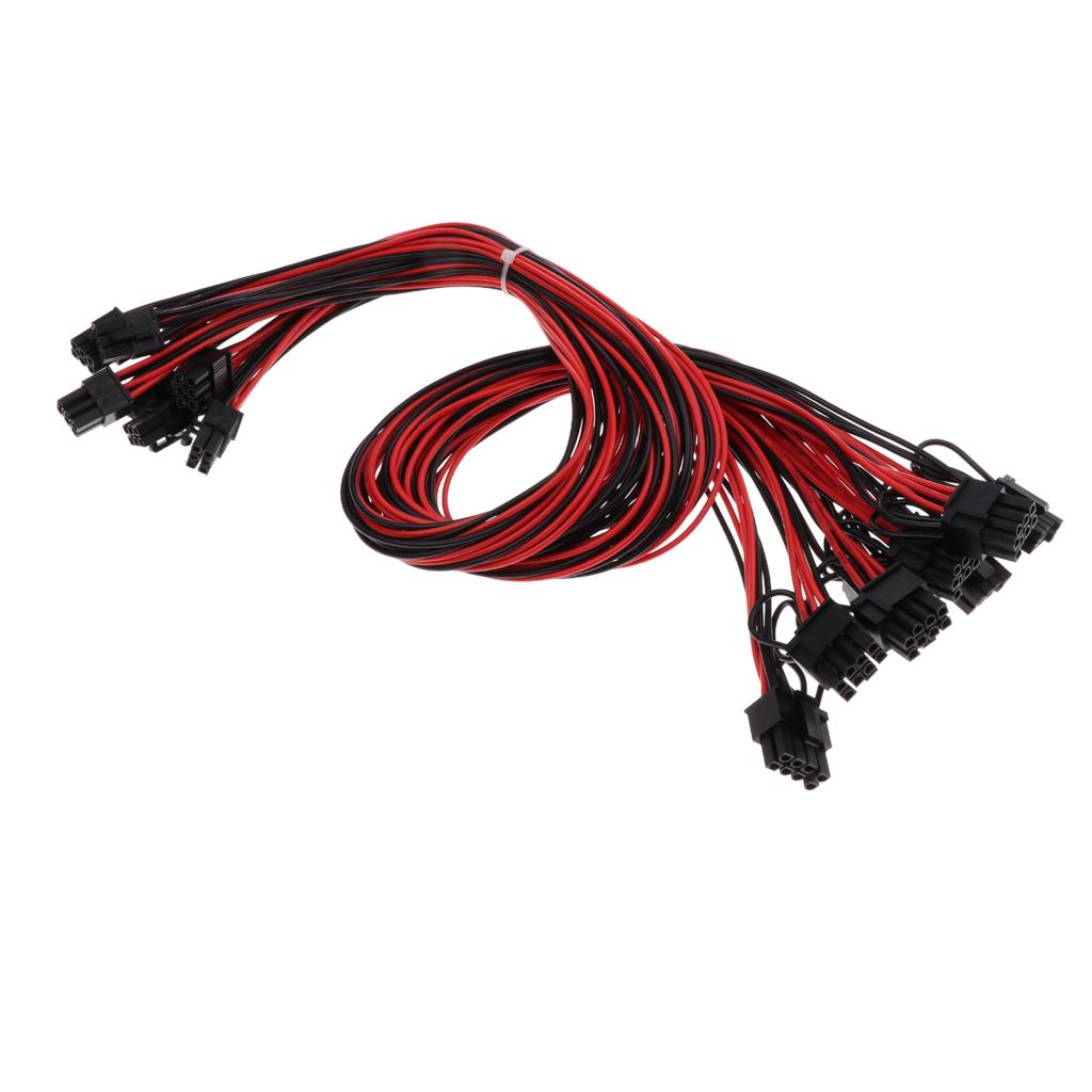 6pin to PCIE 8pin Express PCIE Video Card Graphics Adapter Cable For PC