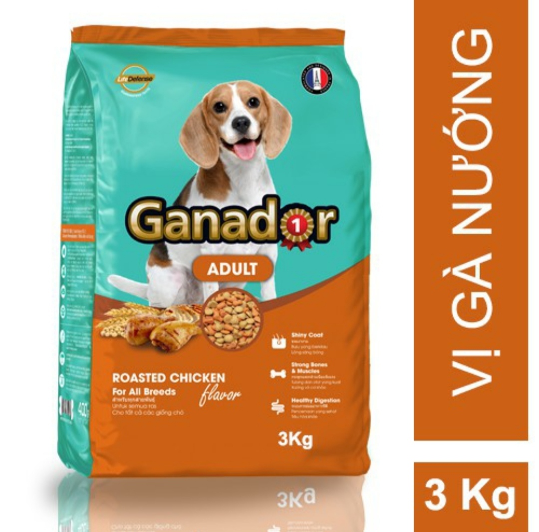 Thức ăn cho chó trưởng thành Ganador vị gà nướng Adult Roasted Chicken Flavor 3kg