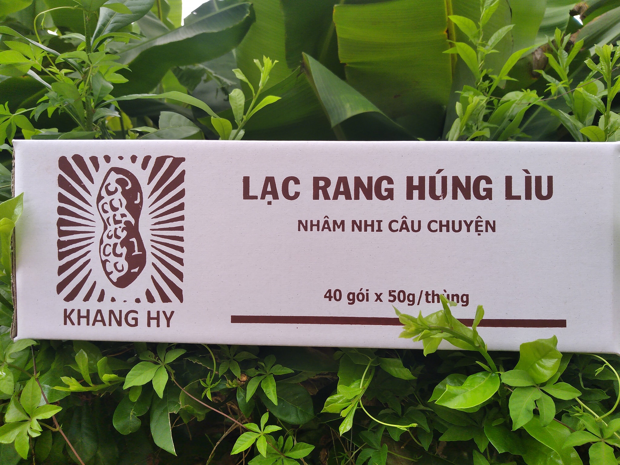 Thùng LẠC RANG HÚNG LÌU 40 GÓI X50G/THÙNG MÃ VẠCH 8938532361158