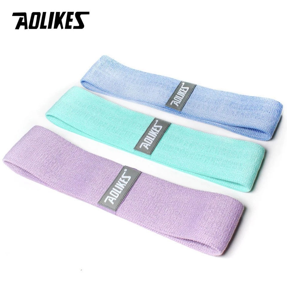 Dây đàn hồi kháng lực AOLIKES A-3603 tập cơ mông đùi chân không trơn trượt hip resistance bands