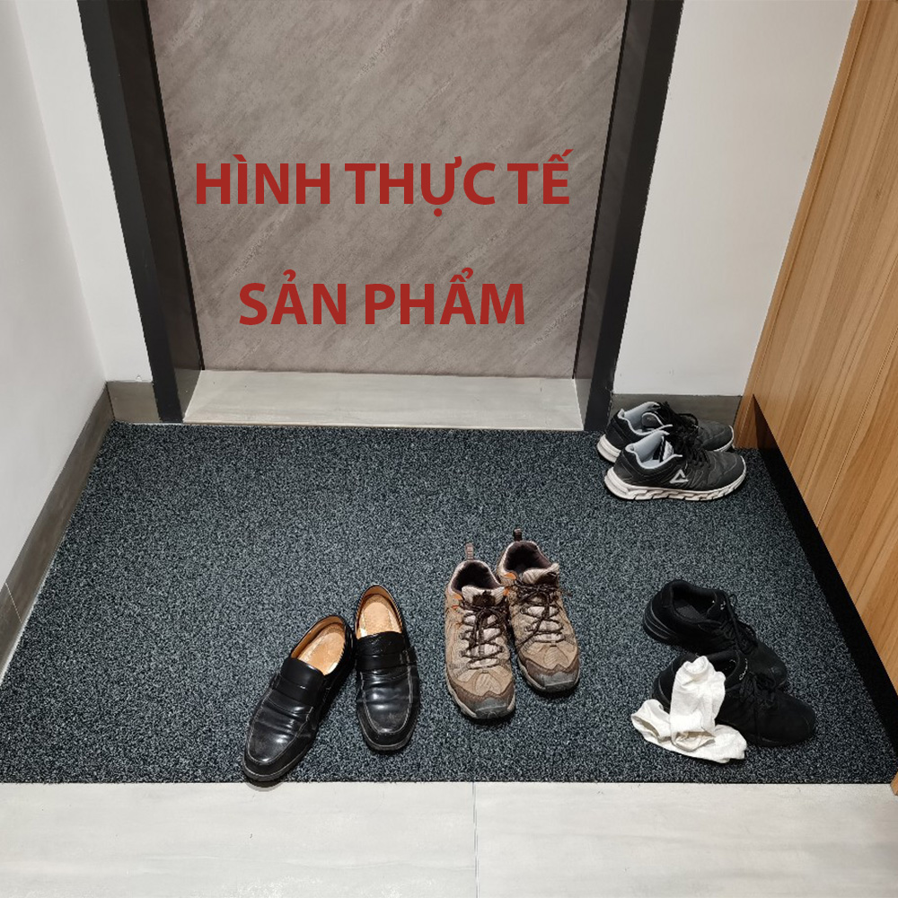 Thảm lau chùi chân Chung Cư, Căn Hộ, Nhà Ở, Văn Phòng, Lối Đi.  Thảm chùi chân sợi Polypropylene đế cao su chống trơn trượt cao cấp