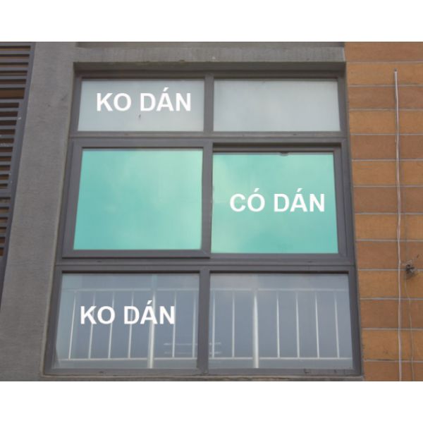 Decal dán kính chống nắng xanh lá - có keo sẵn khổ rộng 1m dài 3m