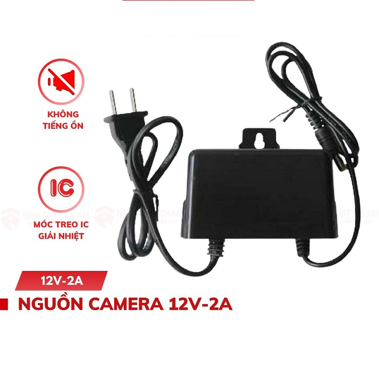 Nguồn Camera móc treo 12V - 2A - Hàng nhập khẩu