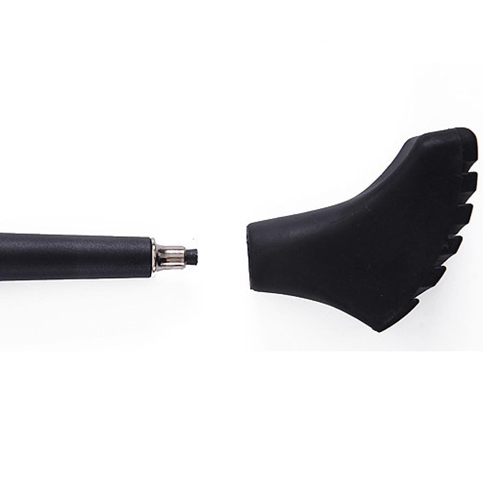 Trekking Poles Tips Cane Caps Cover Protective Pads Tips Antiskid Buffer Rubber Feet Replacement Tips End for Outdoor Camping