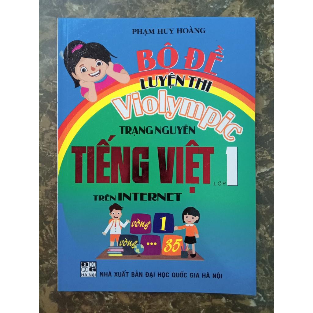 Sách - Bộ Đề Luyện Thi Violympic Trạng Nguyên Tiếng Việt Trên Internet Lớp 1