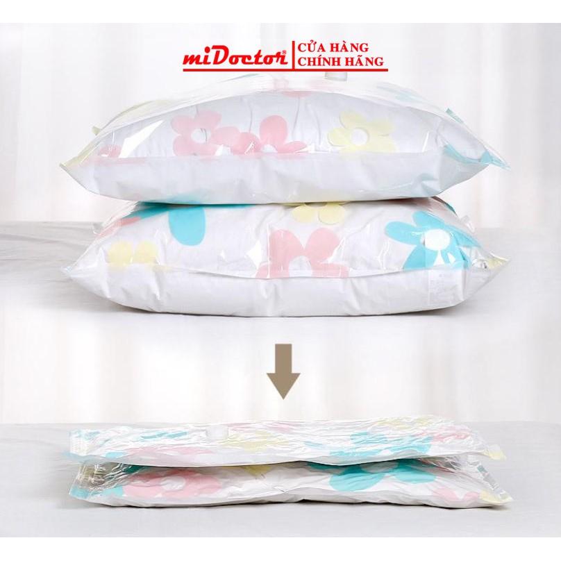 Bộ 8 Túi Hút Chân Không Đựng Quần Áo, Chăn Màn CỠ ĐẠI Cao Cấp miDoctor
