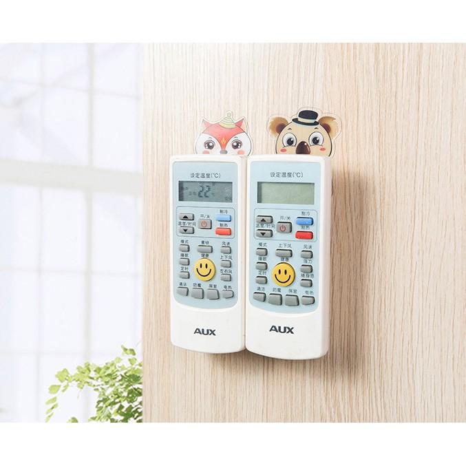 Bộ móc dán tường treo remote, treo phụ kiện hình thú