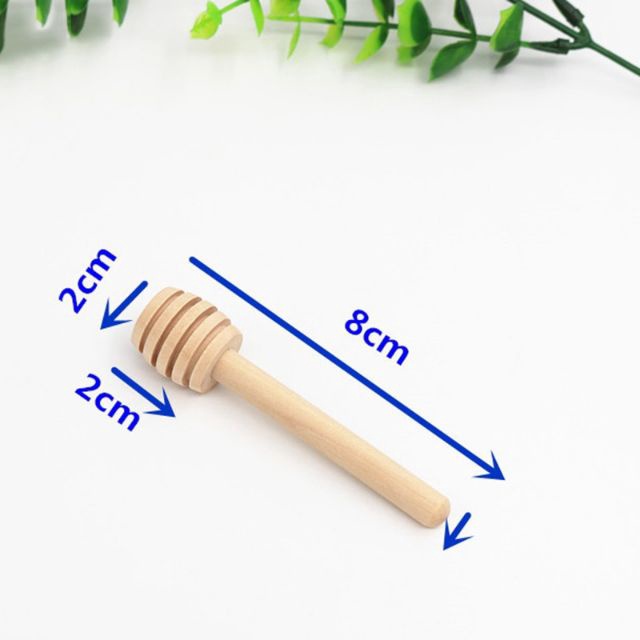 Que gỗ lấy mật ong CvdBeehoney kích thước dài 8cm