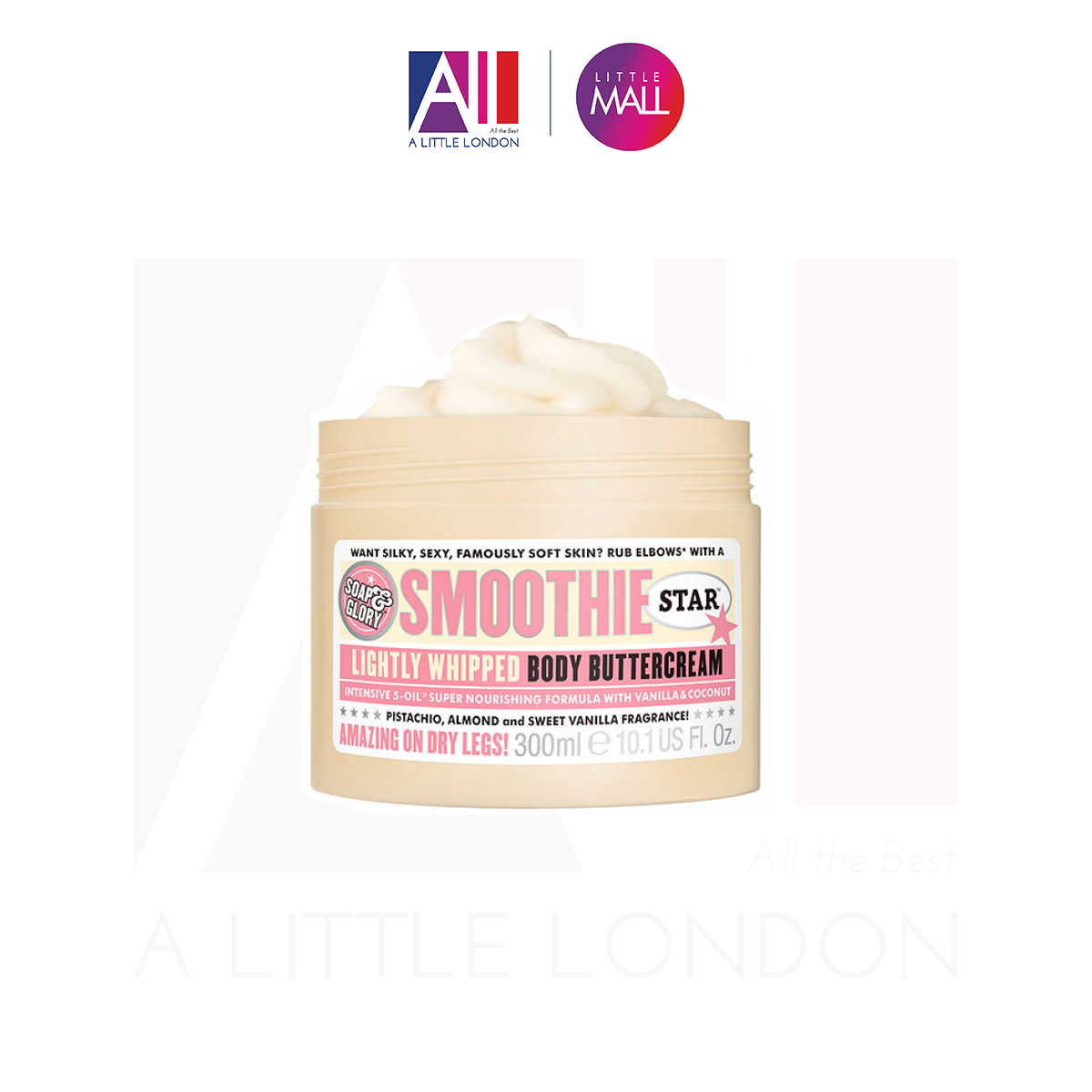 Dưỡng thể Soap and Glory Smoothie Star Body Buttercream - 300ml