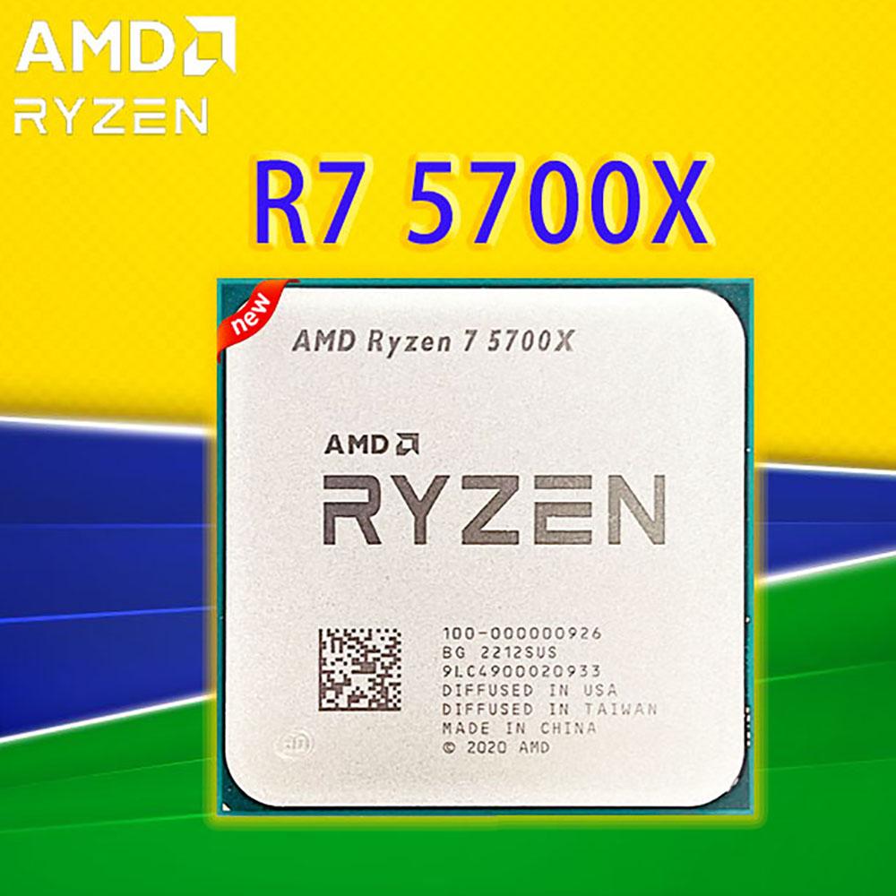 AMD Mới Ryzen 7 5700X R7 5700X 3.4 GHz 8 Nhân 16 Luồng 7NM Ổ Cắm AM4 Máy Tính Để Bàn Game Thủ Bộ Vi Xử Lý Phụ Kiện