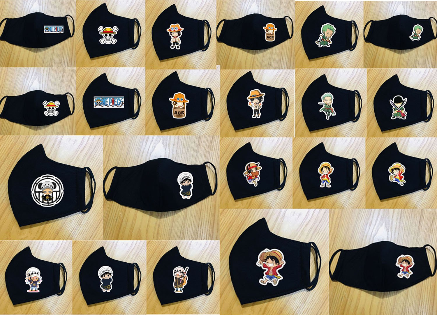 KHẨU TRANG One Piece anime manga nhiều mẫu