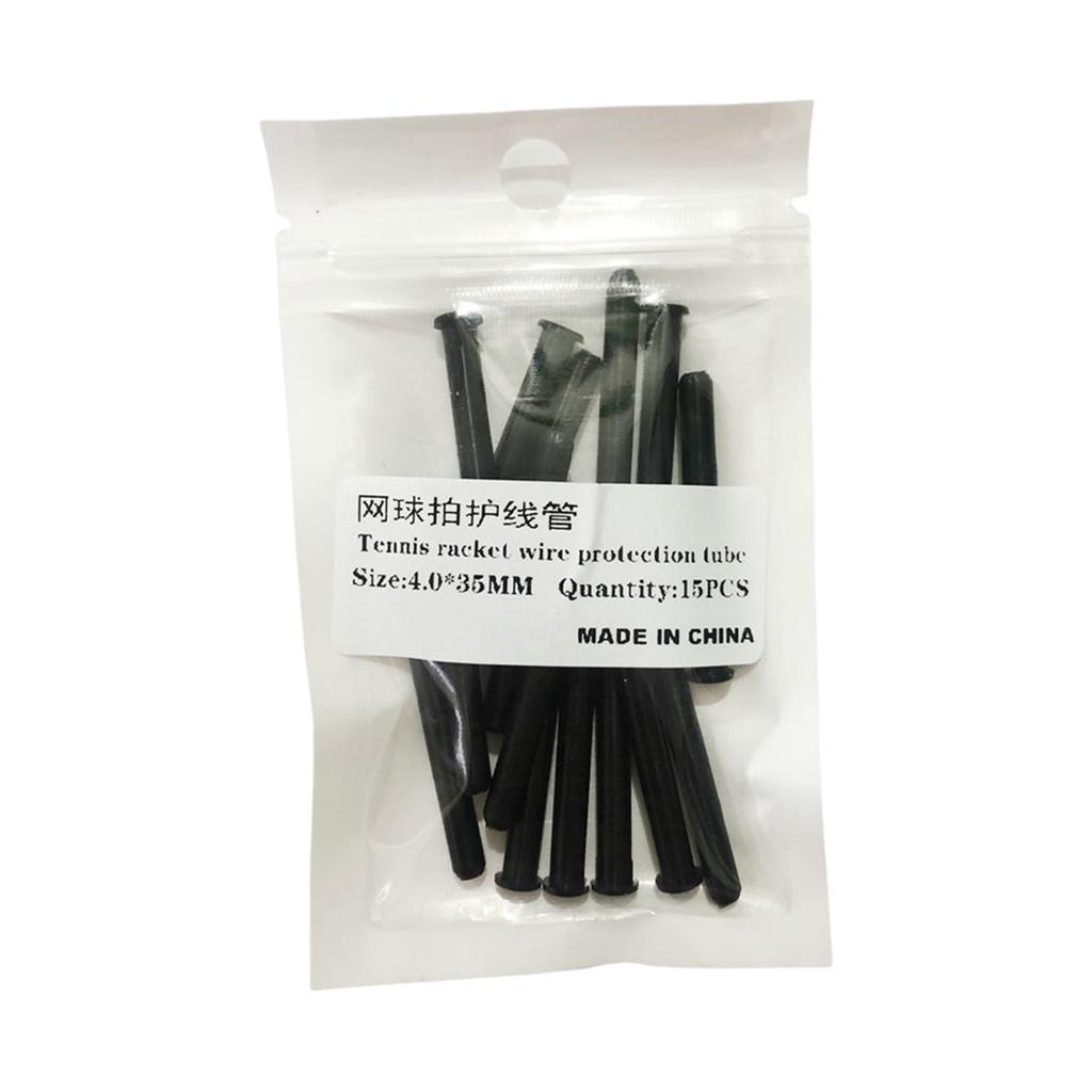 15x Tennis Racket Grommets Racquet Eyelets String Protection Tubes 4x35mm