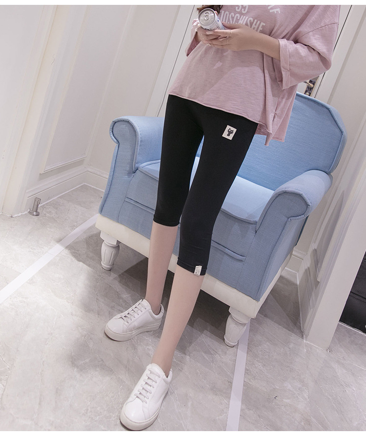 Quần bầu legging ngố cạp chéo mèo, có điều chỉnh dây, co giãn thoải mái