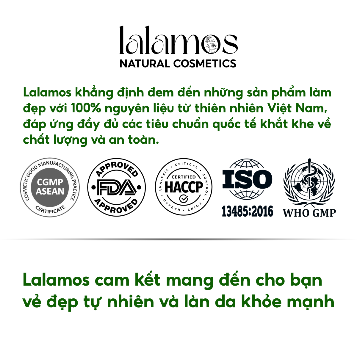 Combo sạch sâu Lalamos Mini size Nước tẩy trang 50ml + Sữa rửa mặt 50ml + Toner Kim Ngân Hoa 50ml