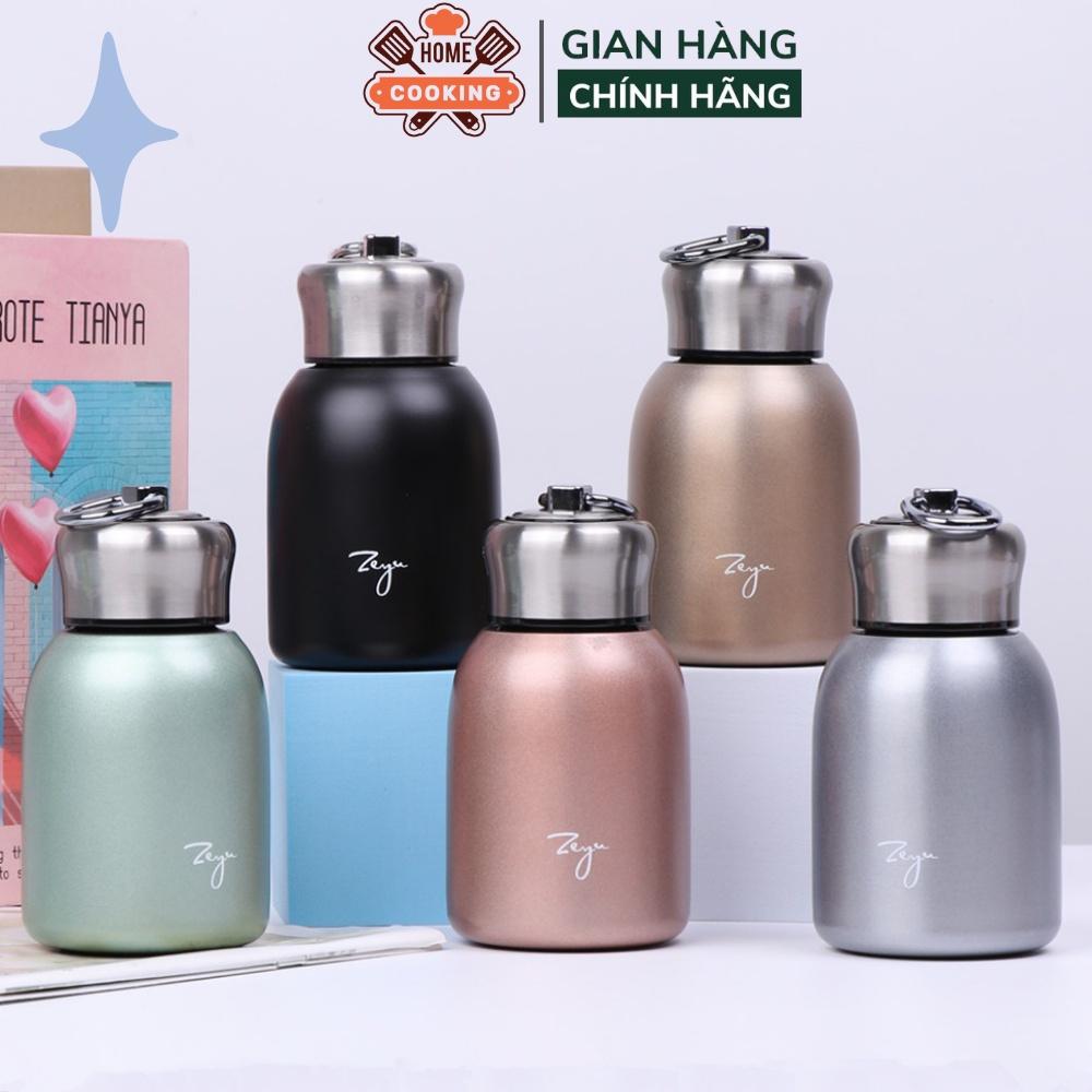 Bình nước giữ nhiệt cầm tay dung tích 300ml, ly giữ nhiệt chất liệu inox chuẩn 304 cao cấp giữ nhiệt lên đến 12 giờ