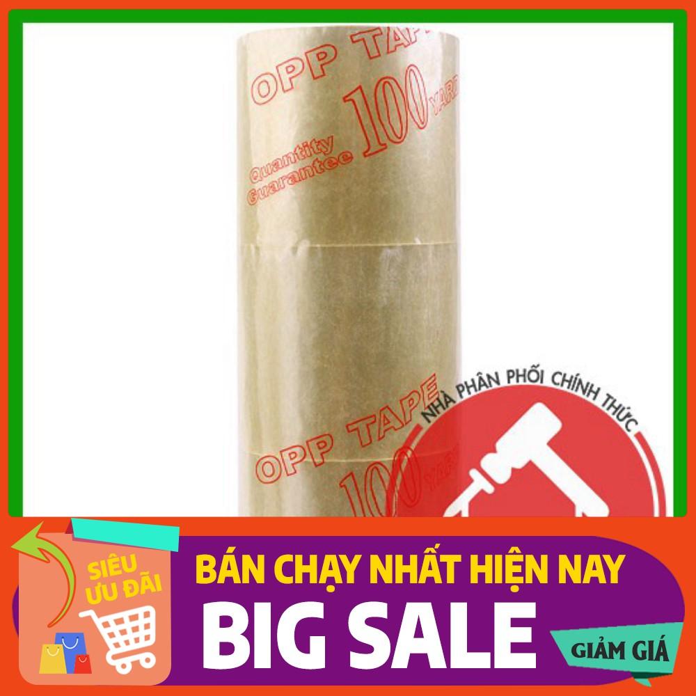 CUỘN BĂNG KEO TRONG 100 YARD (HÀNG CAO CẤP)