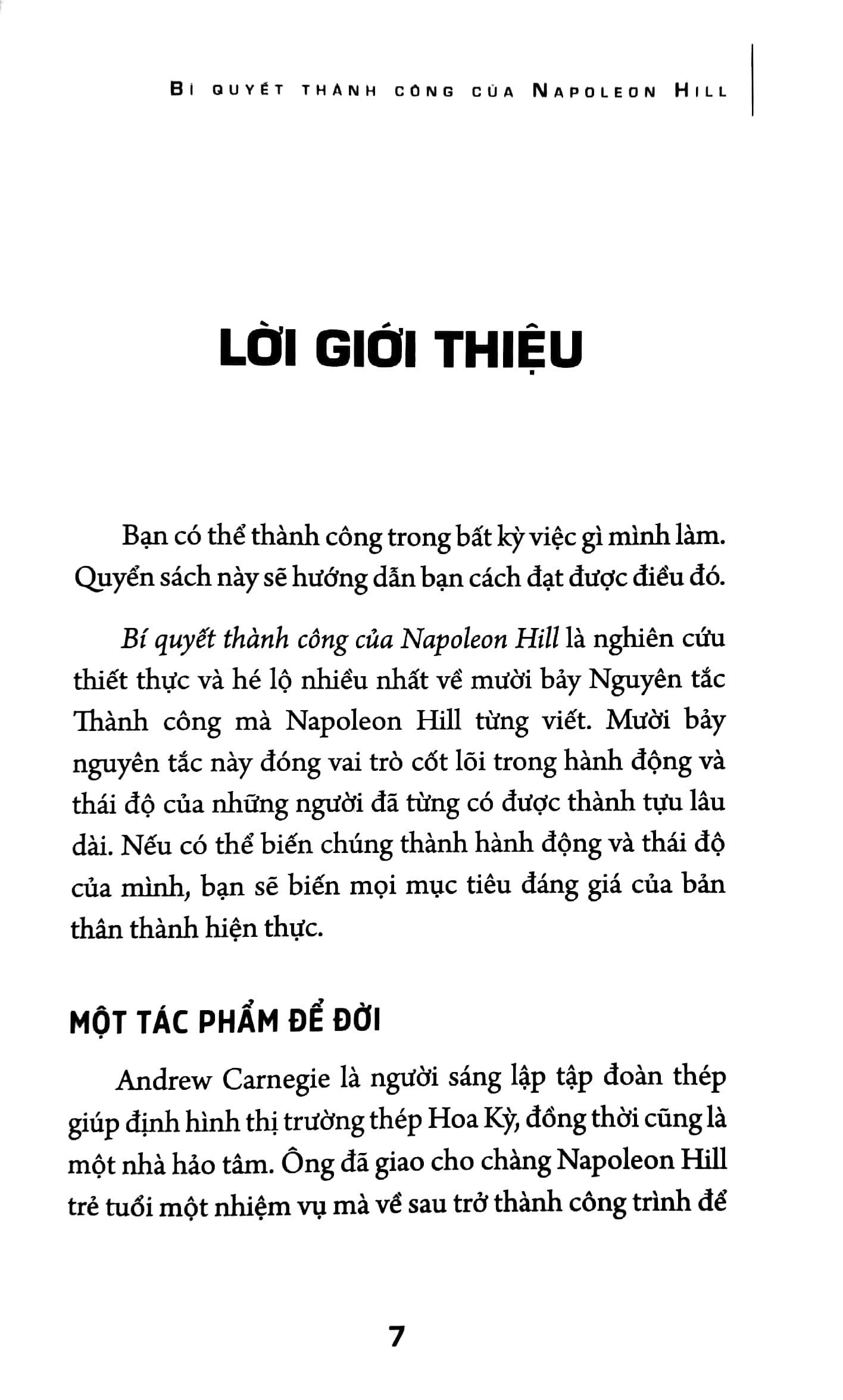 Bí Quyết Thành Công Của Napoleon Hill