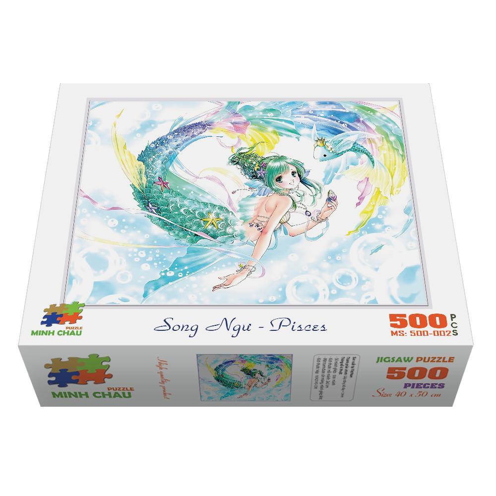 Bộ ghép hình hộp 500 mảnh-Song Ngư