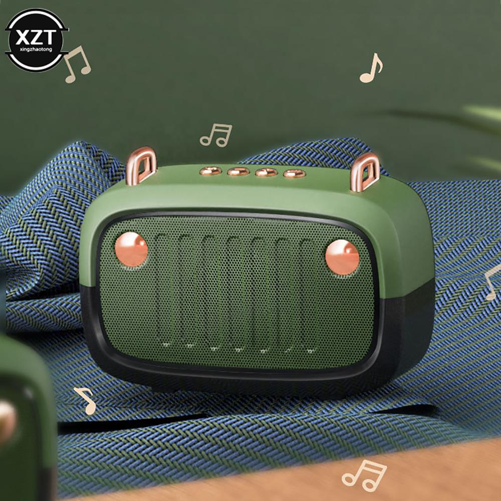 Loa vải Kết nối không dây Bluetooth Di động Thể thao ngoài trời Âm thanh nổi Hỗ trợ thẻ Tf Điện thoại di động Màu sắc: Đen