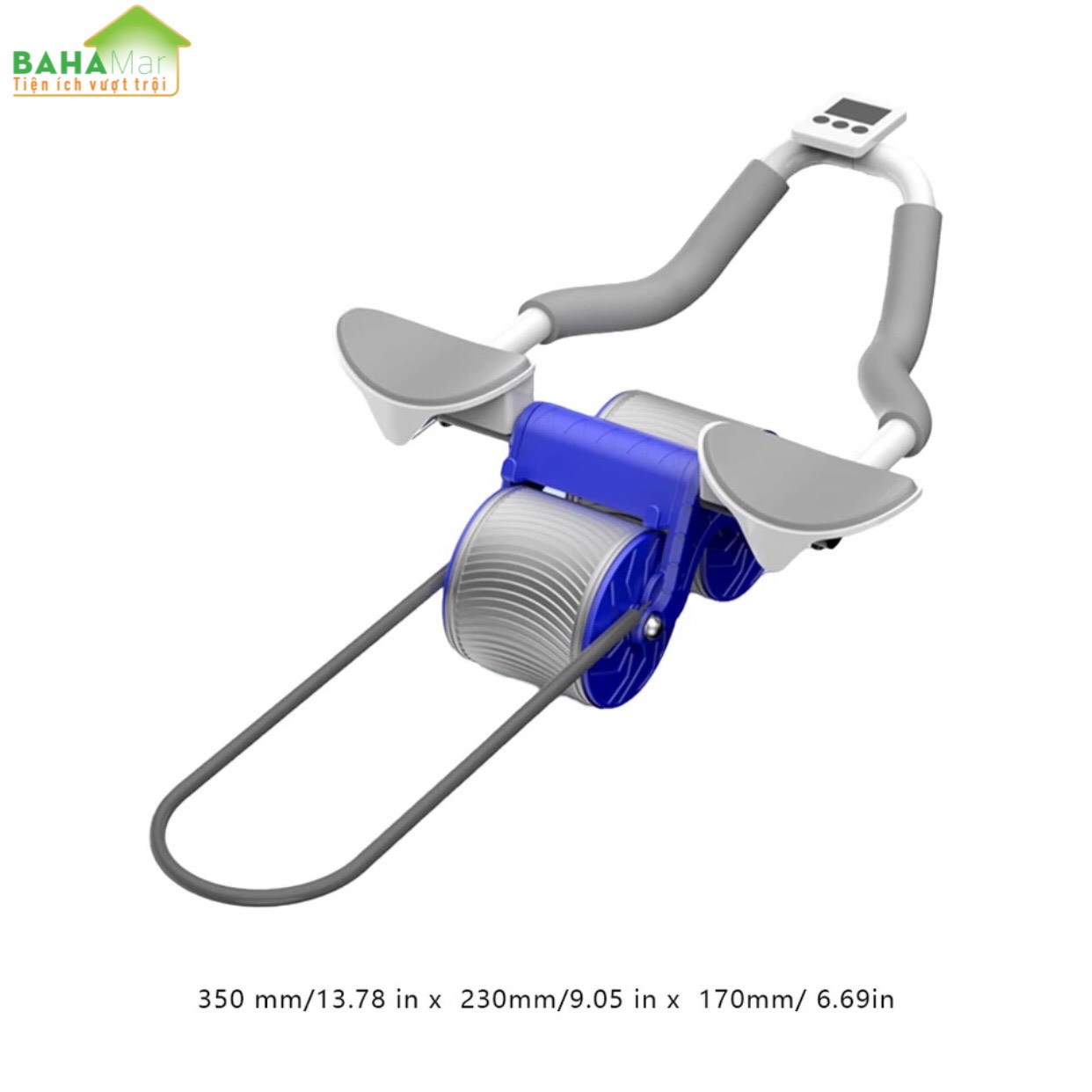 CON LĂN TẬP THỂ DỤC 2 IN 1 TỰ ĐỘNG LĂN TẠO CƠ BỤNG PHẲNG VÀ HỖ TRỢ KHUỶU TAY "BAHAMAR" Hoàn hảo cho phòng tập thể dục tại nhà, đủ tiện lợi để đi du lịch