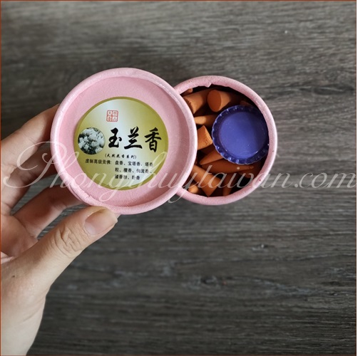 Nhang Nụ thảo mộc 40 nụ (hương hoa mộc lan, nhài ,lavender) tặng kèm đế như hình