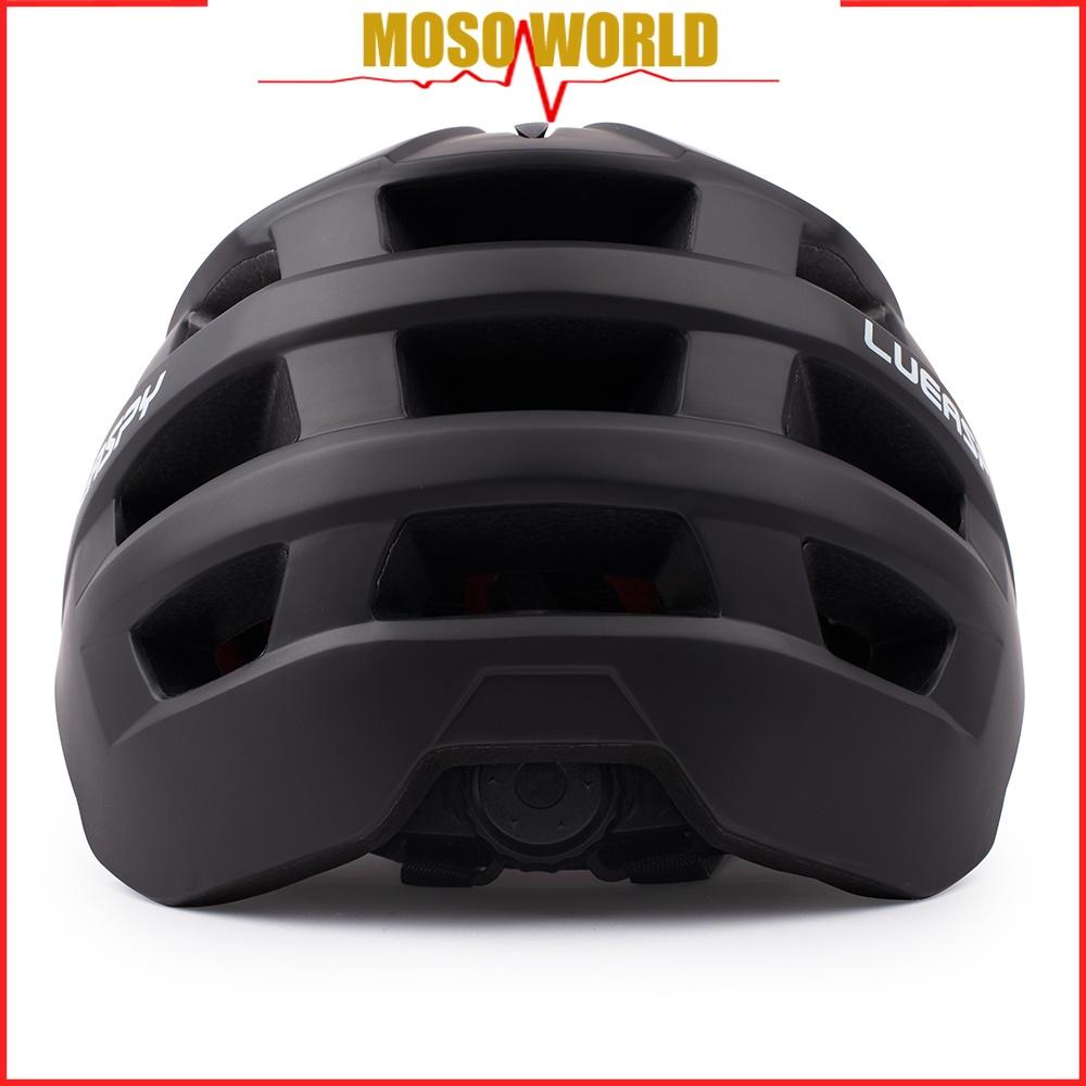 Mũ bảo hiểm đi xe đạp MOSOWORLD có kính siêu nhẹ chất lượng cao nhiều màu sắc