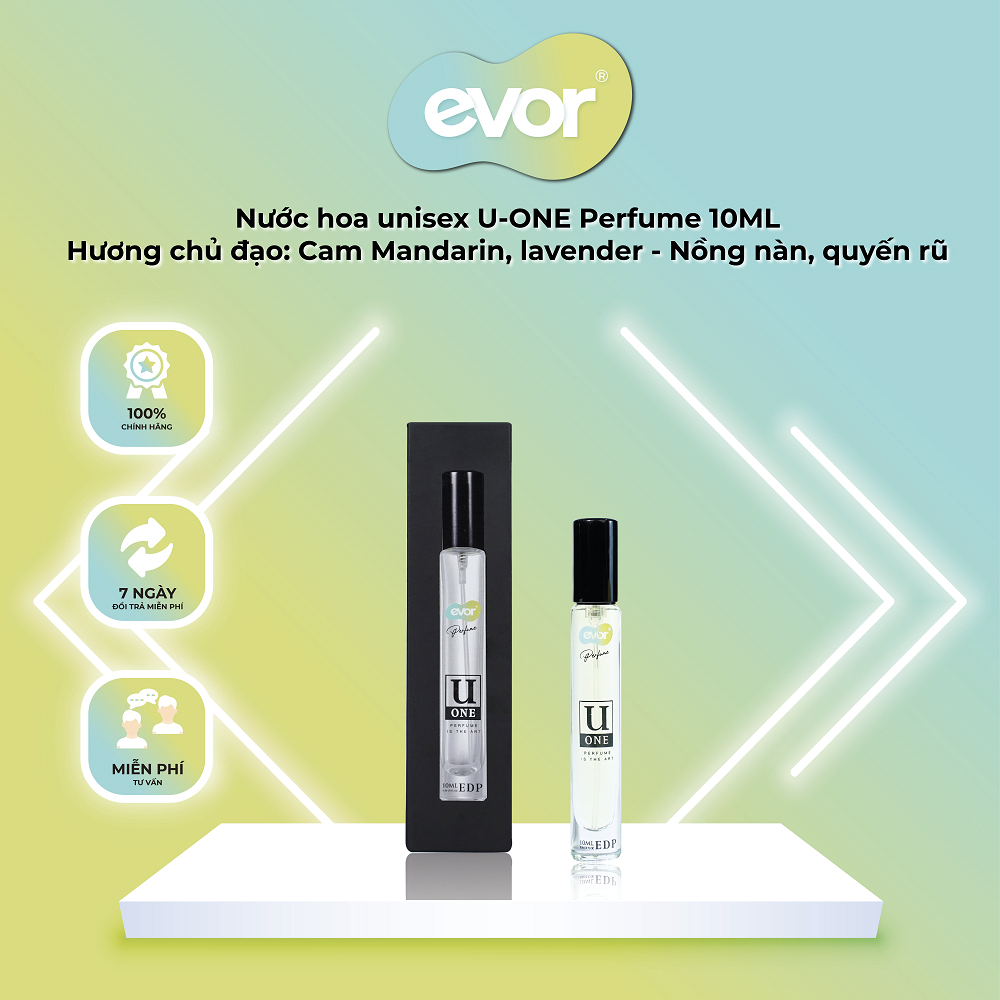 SANG TRỌNG BÍ ẨN - Nước hoa Unisex U-ONE NOIR WHISPER 10ml | EVOR