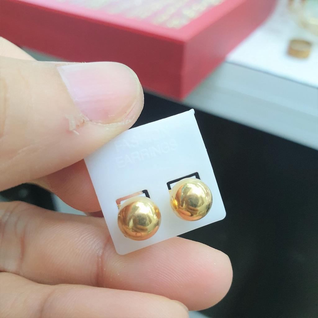 Bông Tai Kiểu Bi Khít-Dùng lâu dài tắm rửa thoải mái không phai