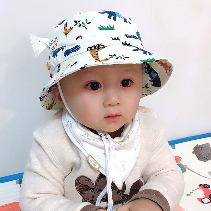 Mũ vải có vành cho bé từ 3 - 7 tuổi