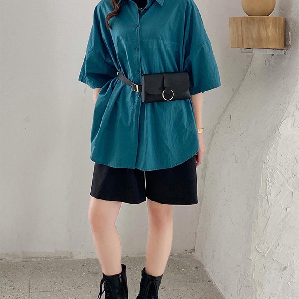 Fanny Pack PU Leather  Purse Waist Bag