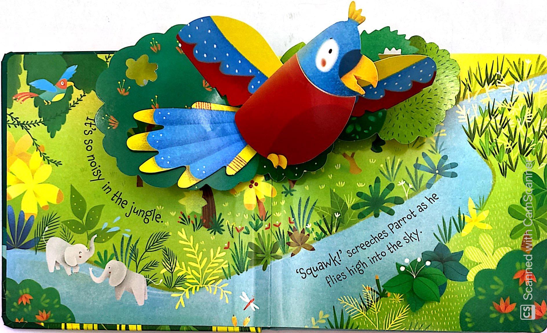 Sách tương tác tiếng Anh - Usborne Pop-up Jungle