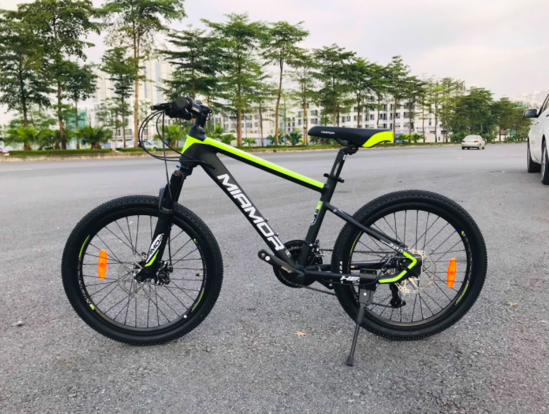 XE ĐẠP ĐỊA HÌNH MTB MIAMOR HERO SIZE 22-2022 ĐEN XANH LÁ MẠ